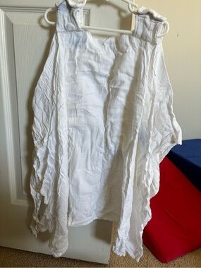 White Gauze car seat cover